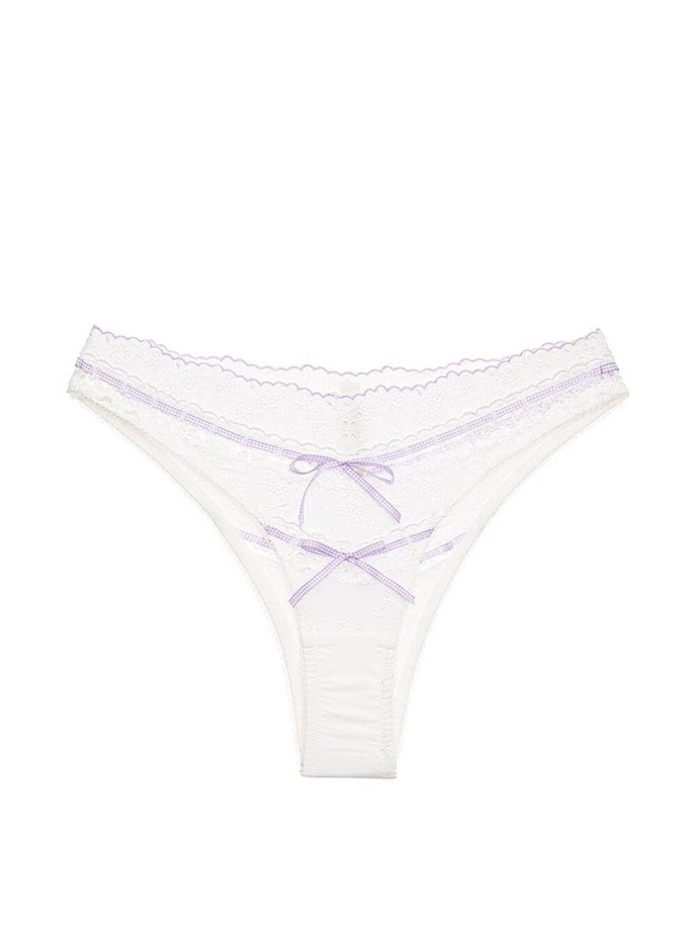 For Love & Lemons Swirl Eyelet Panty | Purple | Small | NWT